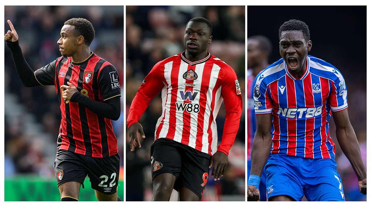 Bournemouth, Sunderland and Crystal Palace players celebrate during Premier League matches