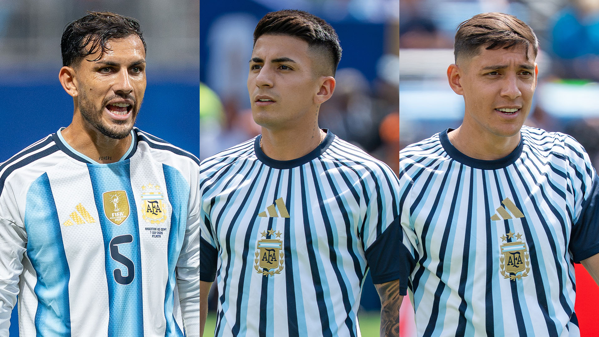 Leandro Paredes playing for Argentina