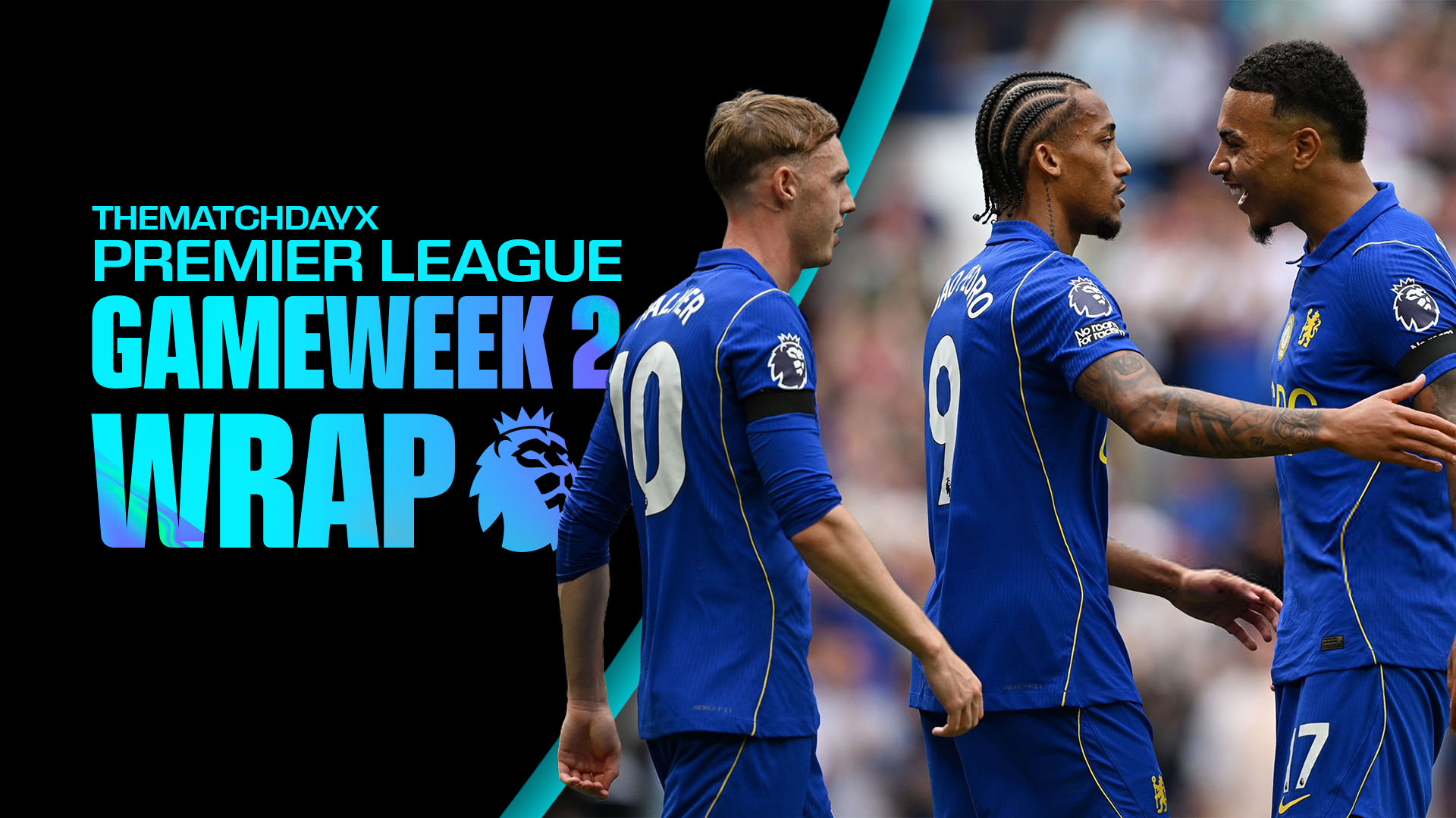 Erling Haaland and Bruno Fernandes celebrate during Premier League Gameweek Two