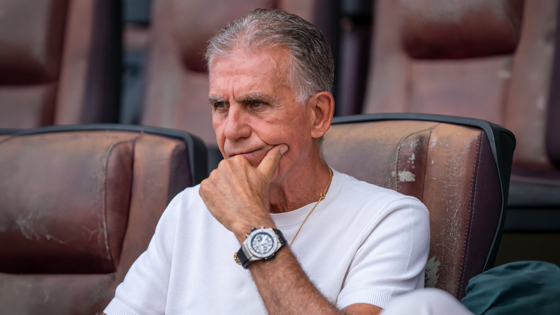 Carlos Queiroz during his time as Ghana Black Stars head coach
