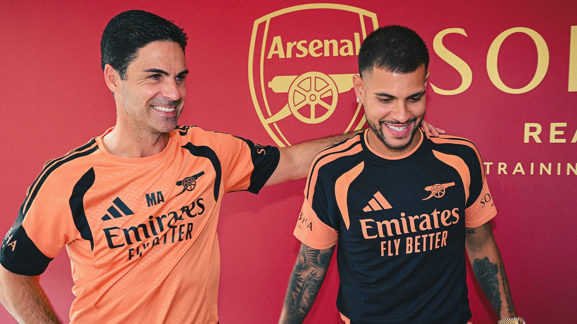 Bruno Guimaraes unveiled as Arsenal's new signing at Emirates Stadium