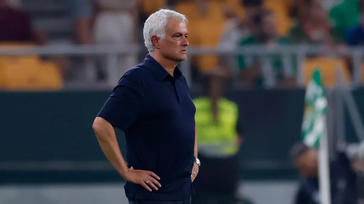 José Mourinho on the touchline during Real Madrid’s defeat to Real Betis