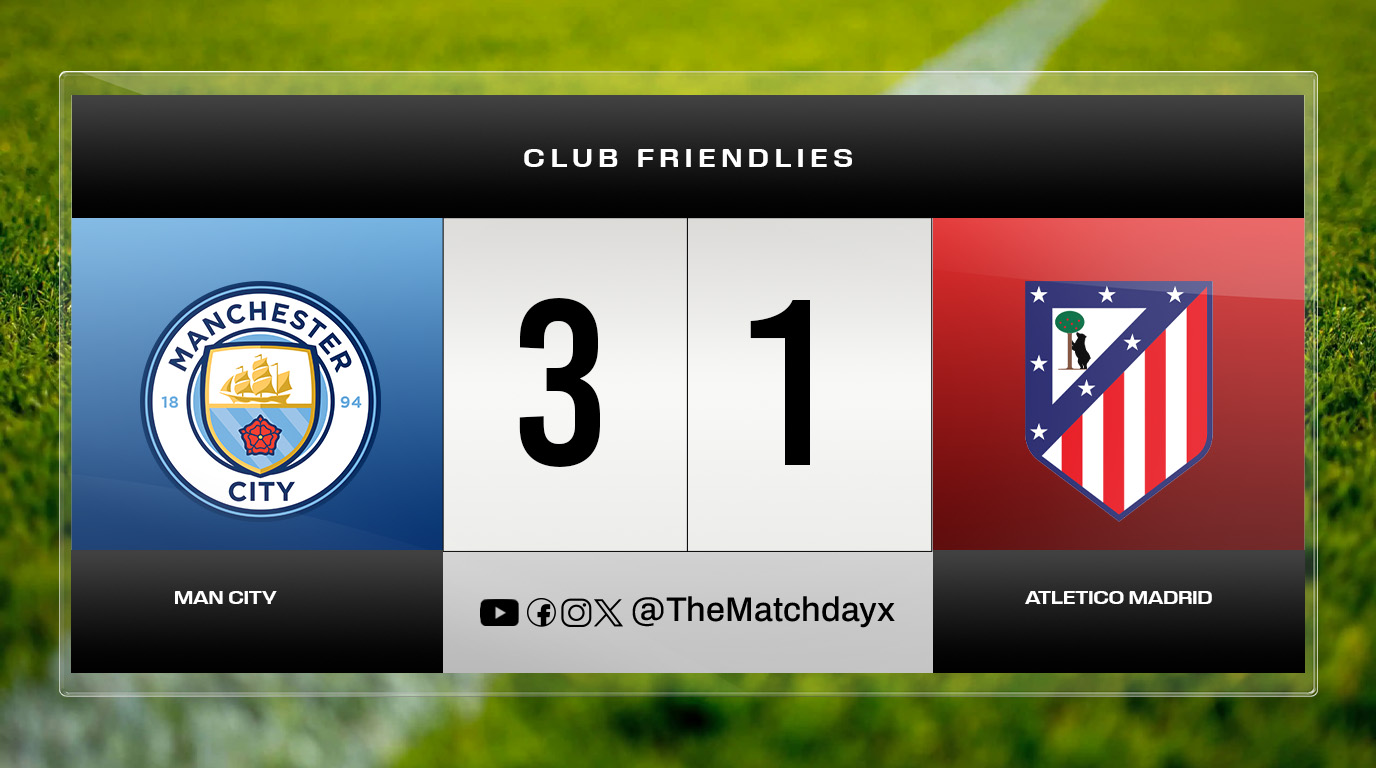 Manchester City players celebrate during their win over Atletico Madrid.