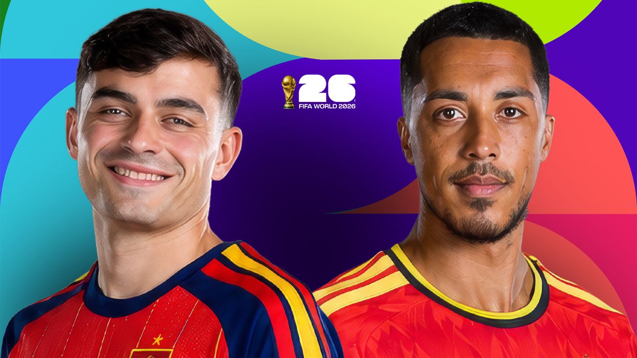 Spain vs Belgium World Cup 2026 quarterfinal graphic